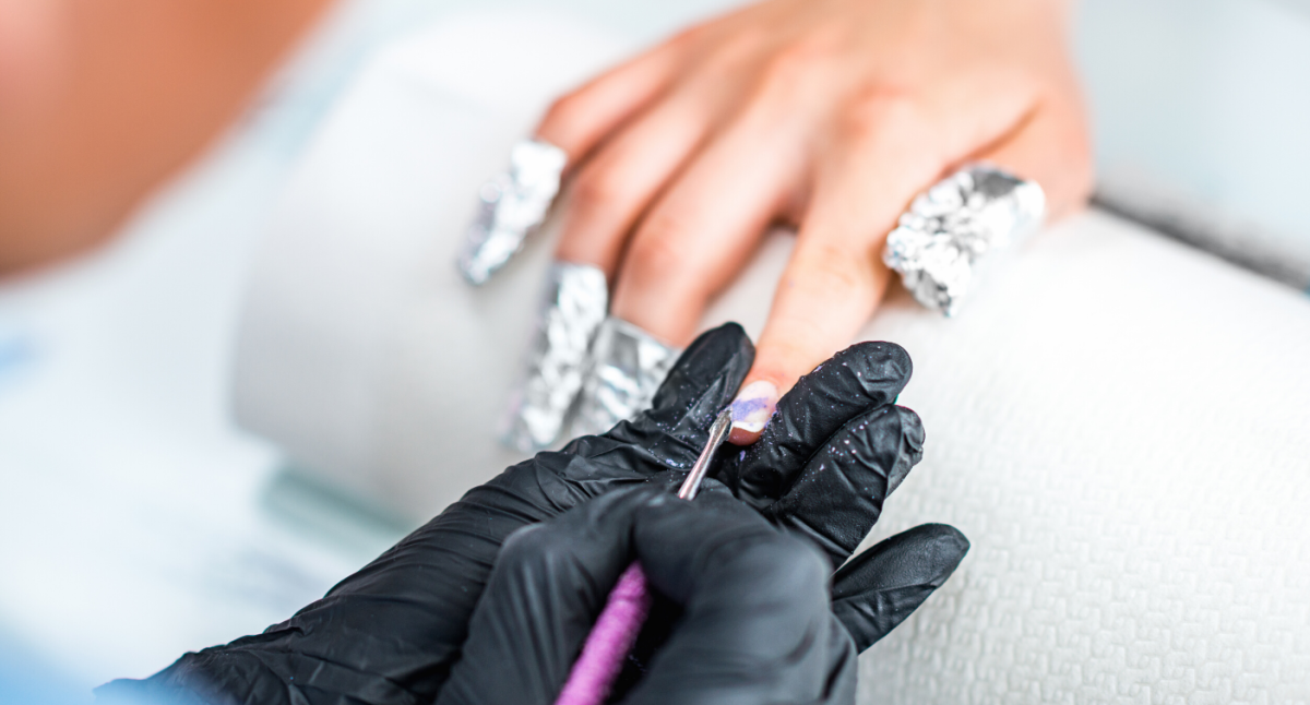 Gel Soak off with file