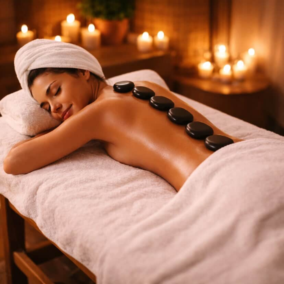 Sacred Art Stone Massage 2 hours