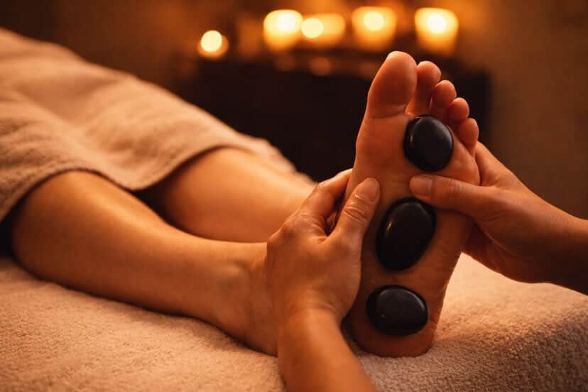 Hot Stone Reflexology 45 min